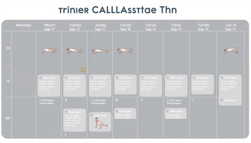 beginner calisthenics training schedule